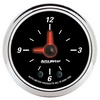 2-1/16" CLOCK, 12 HOUR, DESIGNER BLACK II